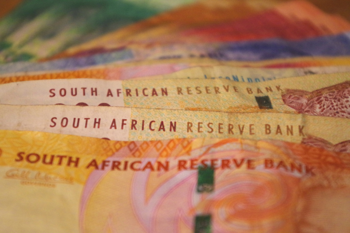 An image of South Africa rand notes in an article about small business funding.