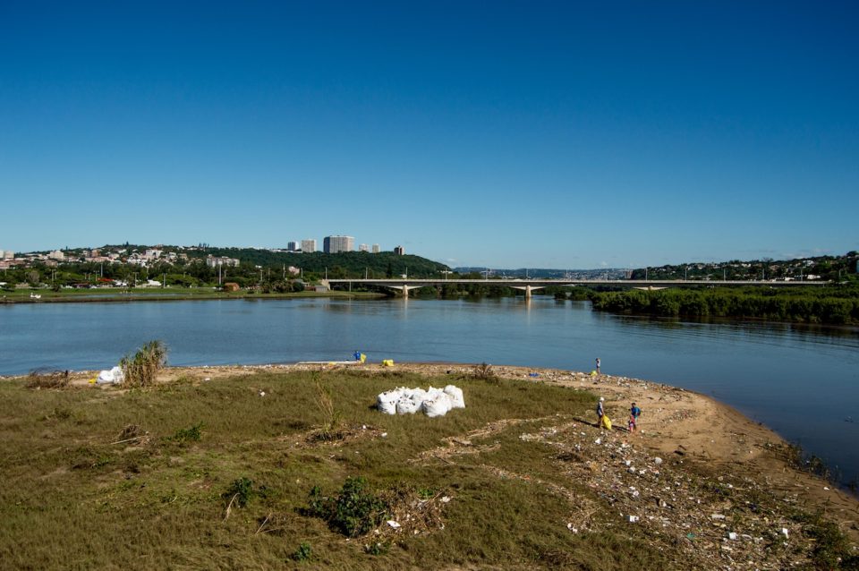 An area that is being cleaned up by Durban Green Corridors.