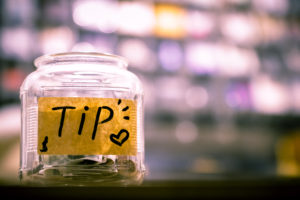 An image for an article about tipping in restaurants.