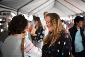 An image of Anna Savage, who runs the I Heart Market in Durban.