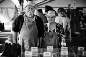 Biltong Rules SA selling at a market in Durban.