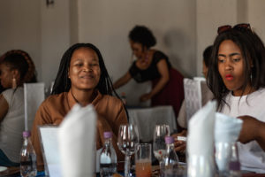 Women attending the Queencess Creation Women in Business event by Siwe Matshisi.